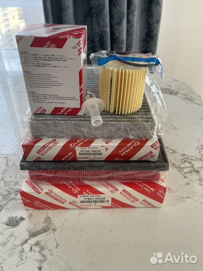 Фильтры Toyota Highlander III 2013-2019 (комплект)