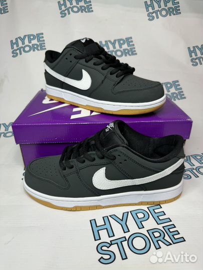 Кроссовки nike sb dunk low black