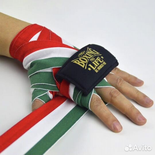 Боксерские бинты 5м и гелевая накладка