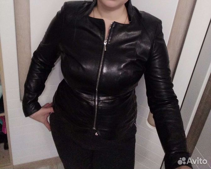 Куртка кожаная лайка