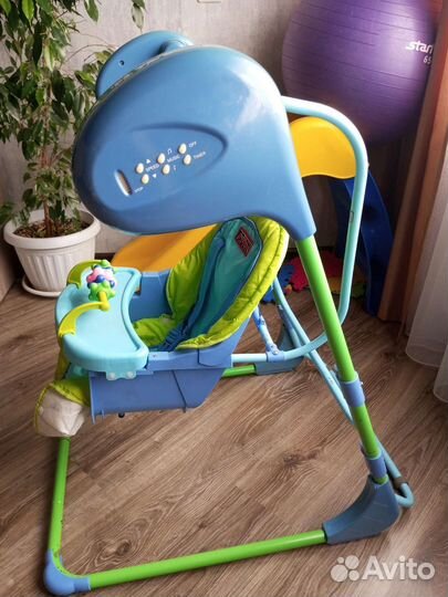 Детская электрокачель с музыкой