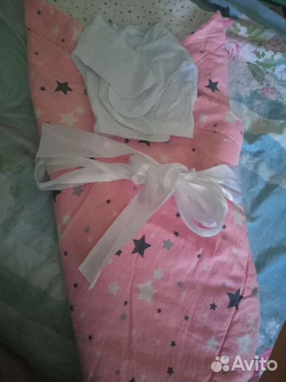 Конверт на выписку для девочки весна