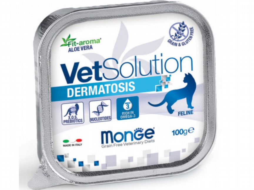 Консервы для кошек Monge Vetsolucion Dermatosis