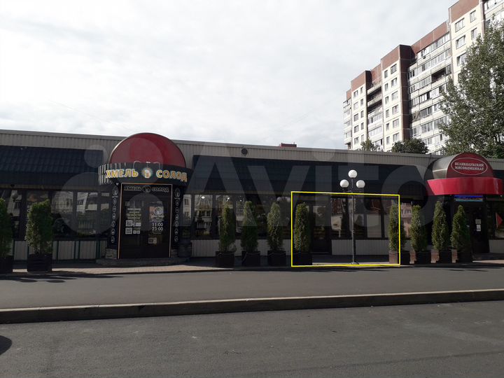 Торговая площадь, общепит, 50 м²