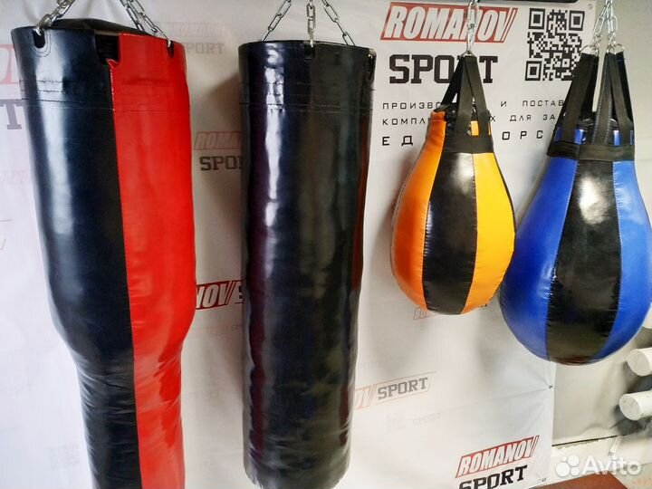 Боксерские мешки и груши с производства