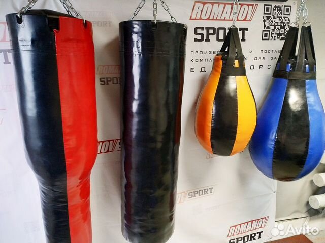 Боксерские мешки и груши с производства