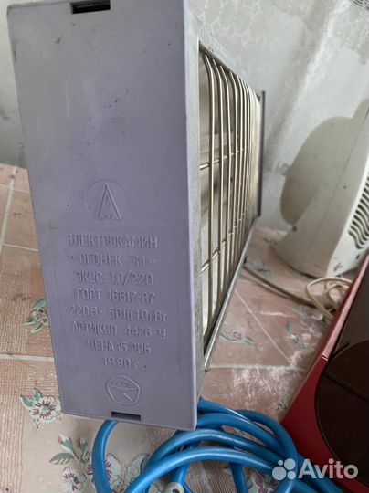 Электрокамин СССР обогреватель