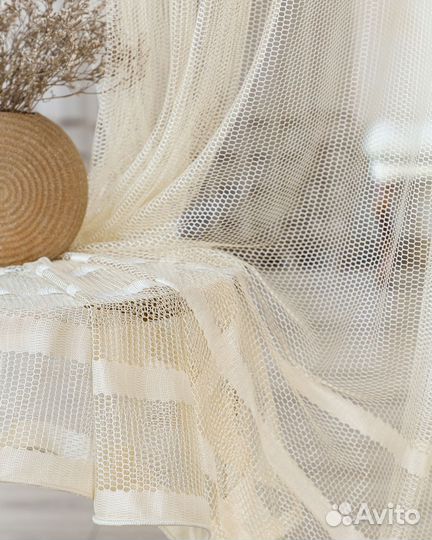 Тюль Фрида Айвори