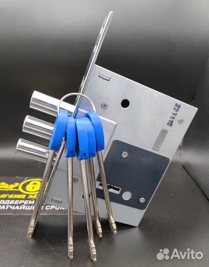 Замок врезной Kale Kilit 257L CR 5 длинных ключей