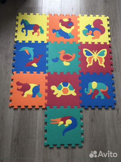 Детский коврик пазл