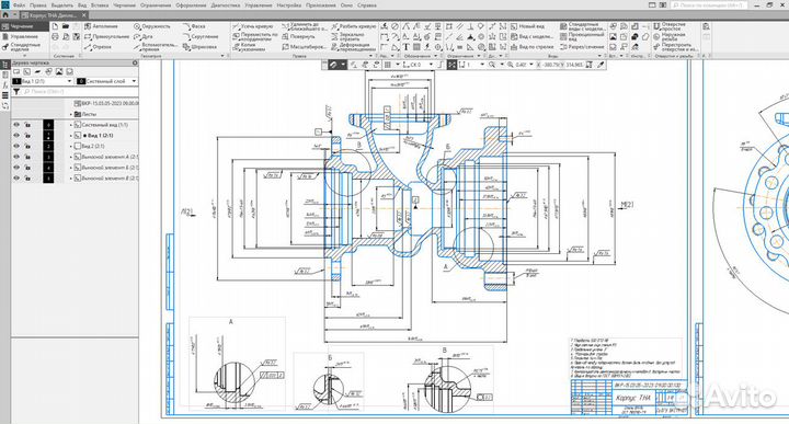 Чертежи, 3D в компасе, solidworks