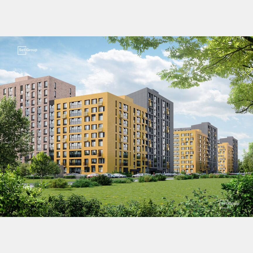 1-к. квартира, 43,5 м², 1/12 эт.