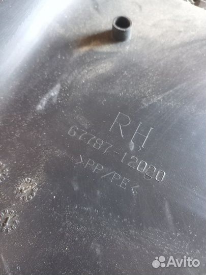 Обшивка карта двери задняя правая Toyota Corolla