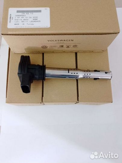 Катушка зажигания vag 07k905715f/06E905115