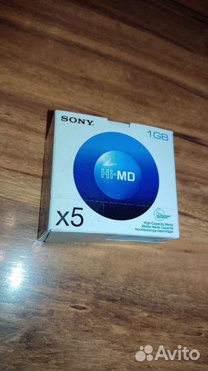 Минидиск HI-MD sony