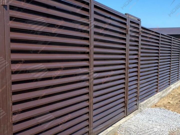Забор жалюзи еврозабор