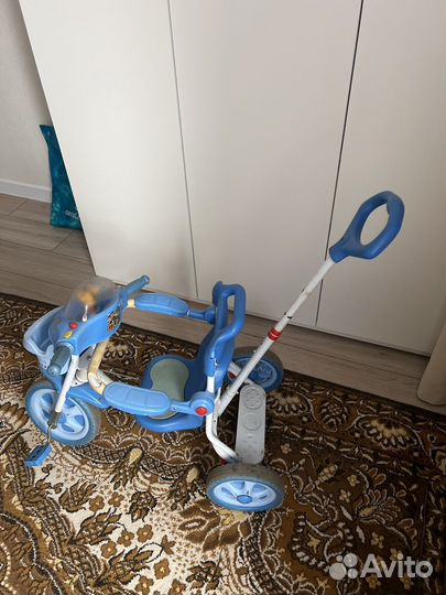 Детский велосипед с ручкой бу