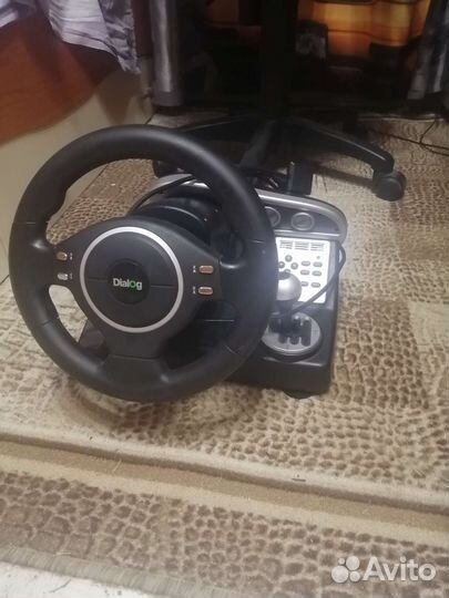 Игровой руль dialog