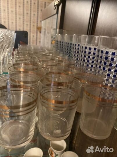 Рюмки стекло СССР 12шт