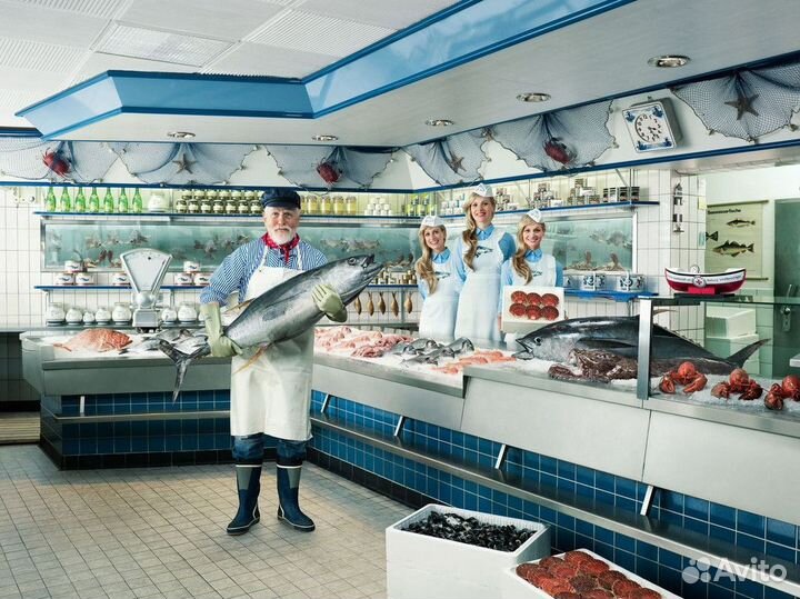 Магазин рыбы и морепродуктов на продажу