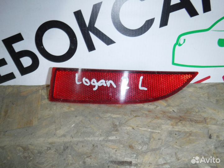 Катафот левый Renault Logan 2 (2014+)