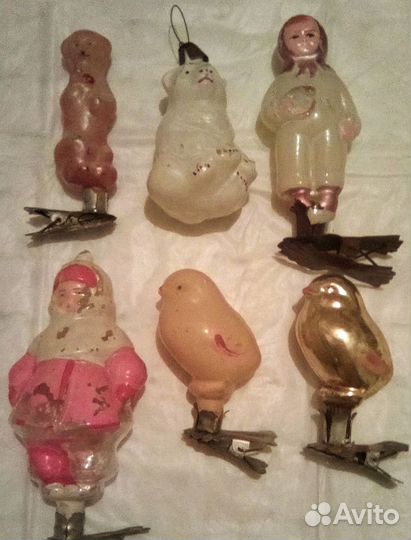 Елочные игрушки СССР 50-е годы