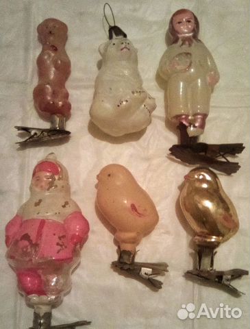 Елочные игрушки СССР 50-е годы