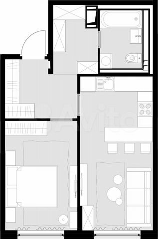 1-к. квартира, 47,9 м², 15/28 эт.