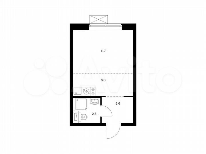 Квартира-студия, 23,8 м², 18/33 эт.
