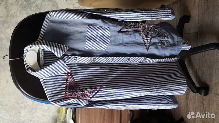 Рубашка для девочки 134