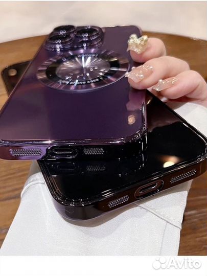 Чехол на iPhone 14 pro max с магнитом MagSafe