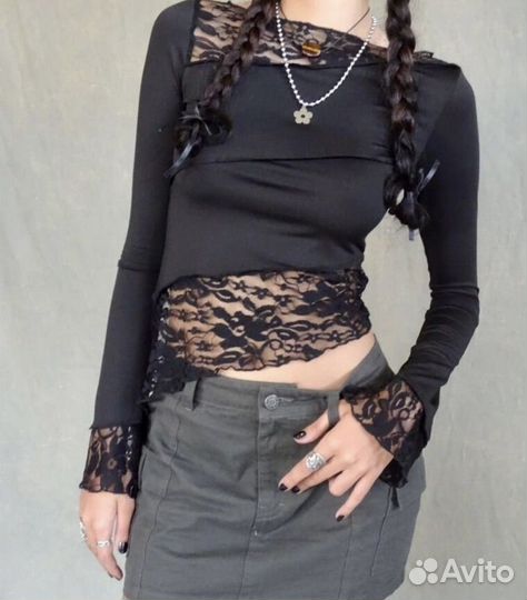 Кружевной топ