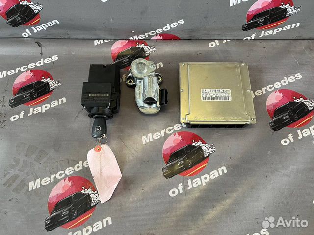 Эбу,замок зажигания с ключом,блокиратор руля w639