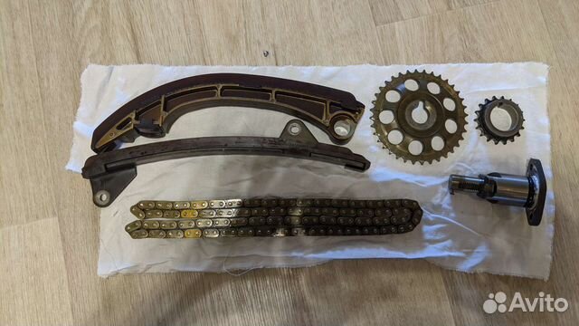 Комплект грм 4ZZ-FE. Corolla e120, 1,4