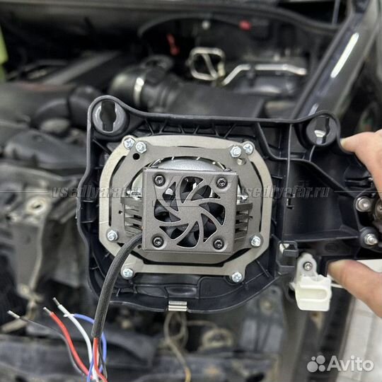 Переходные рамки для замены линз в фарах BMW X5 E5