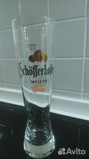 Пивные бокалы Sint Gummarus и Schofferhofer