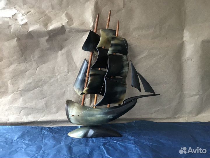 Модель корабля парусник фрегат СССР