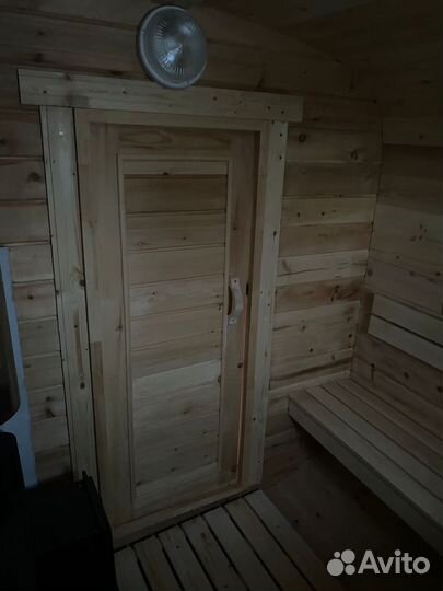 Баня бочка квадро