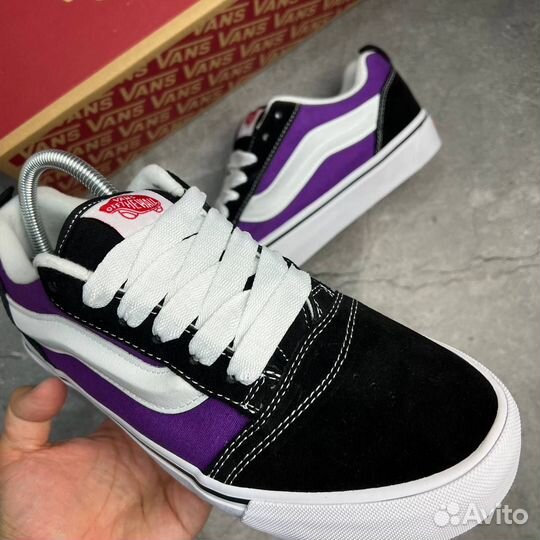 Кеды Vans Knu Skool Black Purple (36-45)