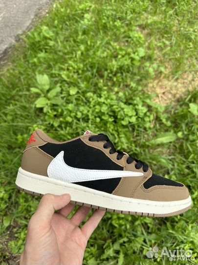 Кроссовки Nike air jordan 1 low travis scott