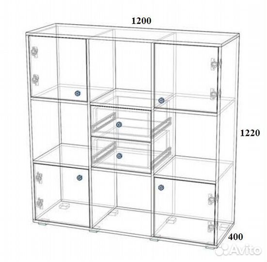 Стеллаж для игрушек