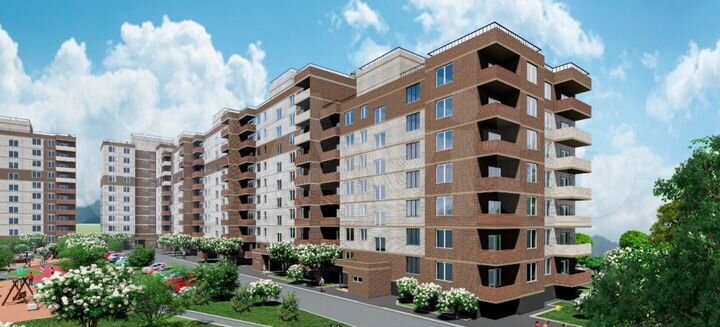 2-к. квартира, 54,4 м², 2/10 эт.