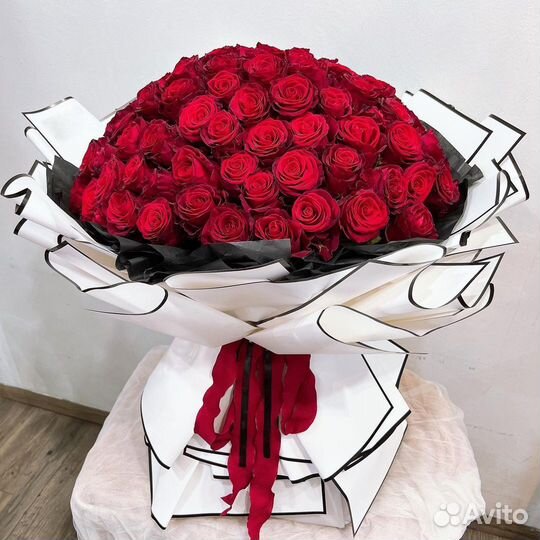 Букеты из Красных Роз. Доставка Цветов