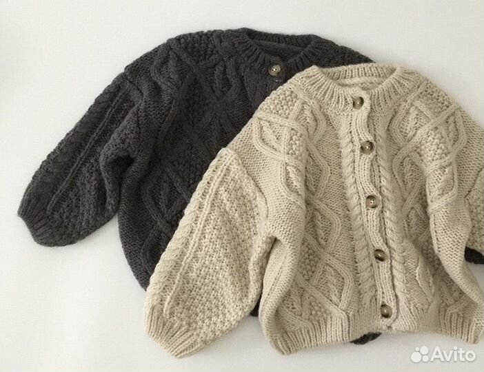 Вязаный кардиган детский