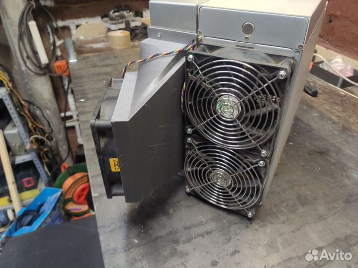 Фланец бп Асик S19 L7 под 120мм вент левый