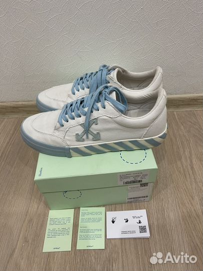 Кеды off white low vulcanized