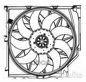 Вентилятор радиатора охлаждения BMW X3(E83) 04