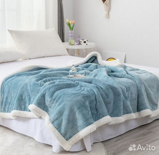 Плед / одеяло фланелевый двухслойный