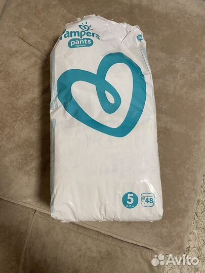 Подгузники трусики pampers 5