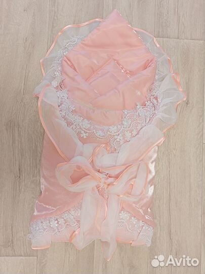 Конверт на выписку для девочки осень/ весна